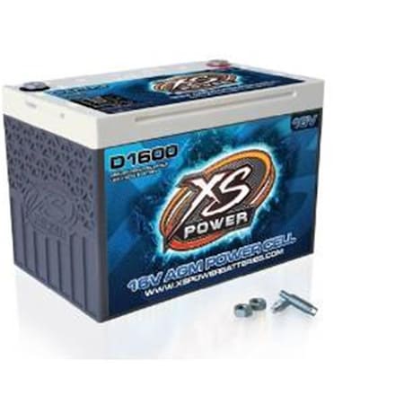 Xs Batteries D1600 Agm Batteries, 16 Volts And 675 Ampire XS321167
